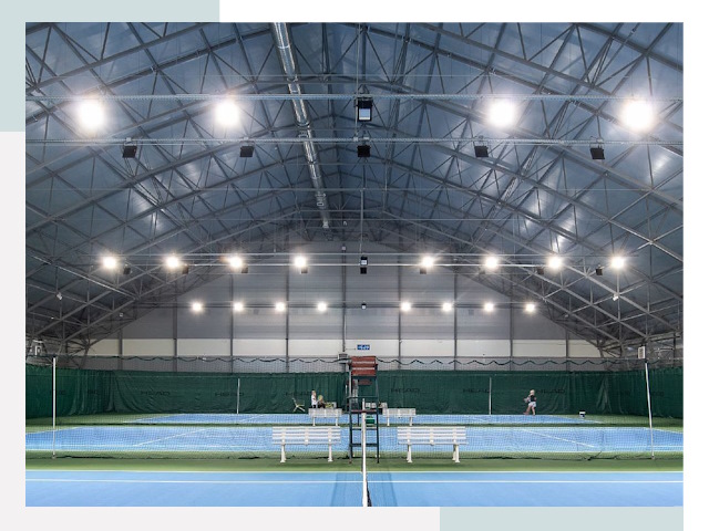 Строительство теннисных кортов в Сестрорецк от 615 руб.