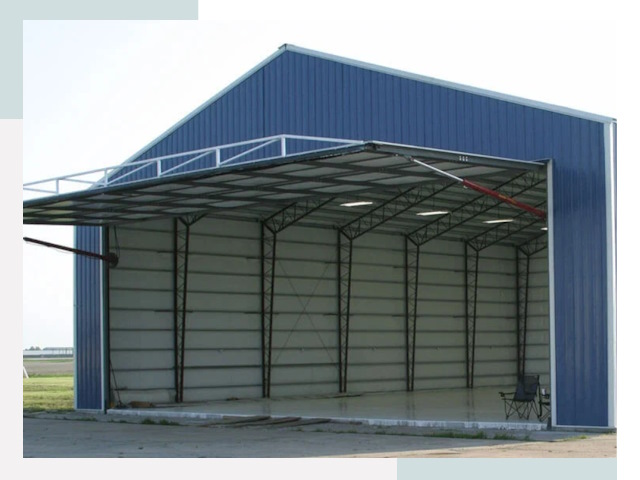 Прямо стенные ангары в Сестрорецке