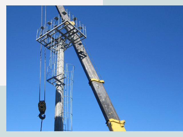 Монтаж осветительных мачт в Сестрорецк от 615 руб.