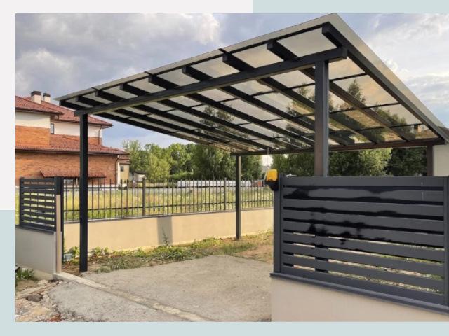 Металлические навесы в Сестрорецк от 615 руб. за м²