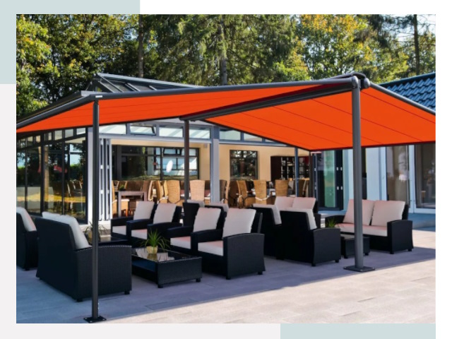 Навесы для кафе и ресторанов в Сестрорецке