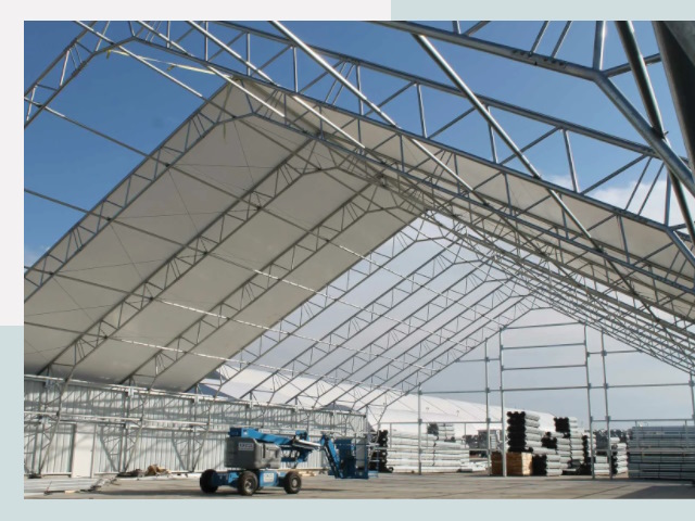 Каркасно-тентовые сооружения от СтальСтрой-Сст по цене 615 руб.