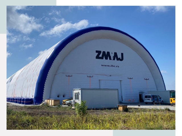 Брендирование ангаров в Сестрорецке