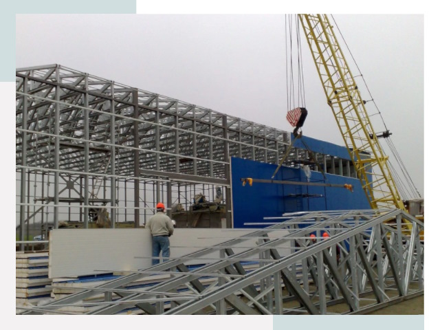 Монтаж ангаров в Сестрорецке