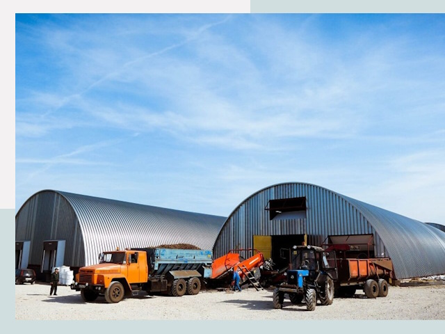 Ангары для спецтехники в Сестрорецке